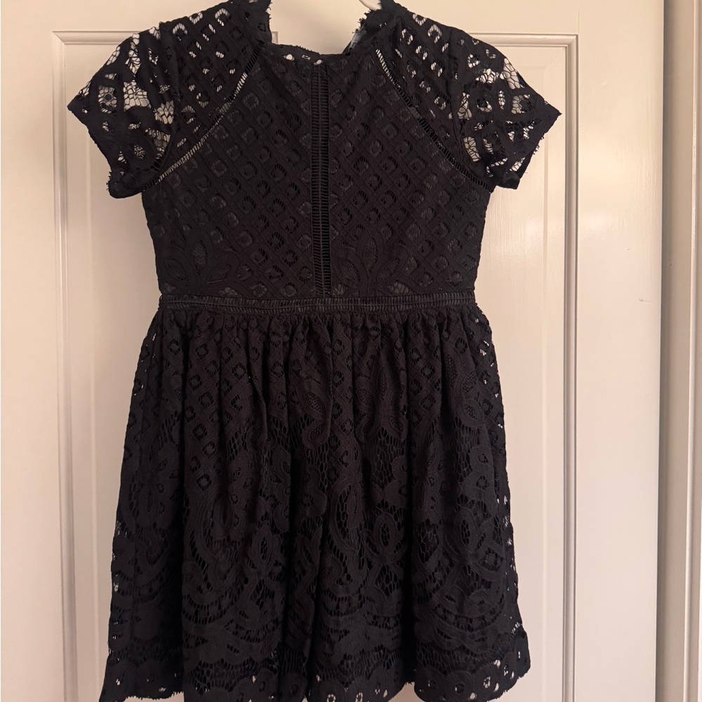 Bardot Jr  Black Lace girls Dress
